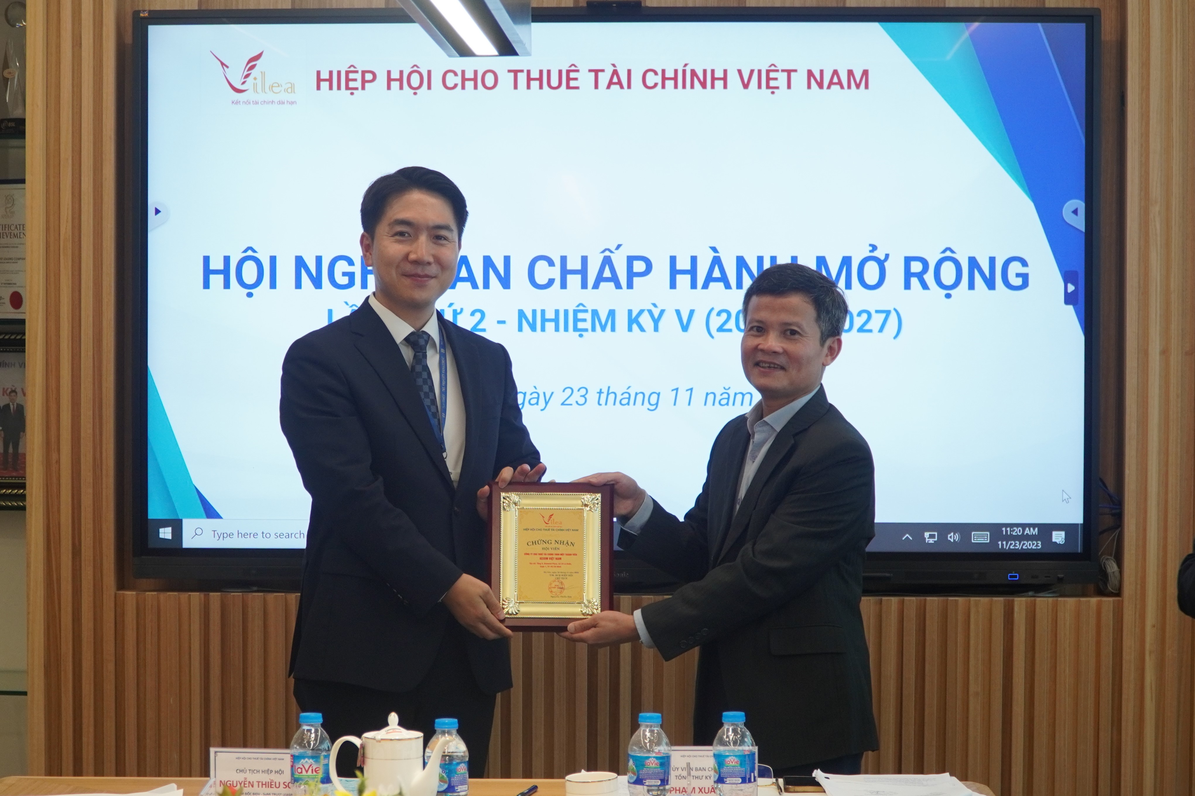 Hiệp hội CTTC Việt Nam thông qua việc kết nạp hội viên với Công ty CTTC Kexim