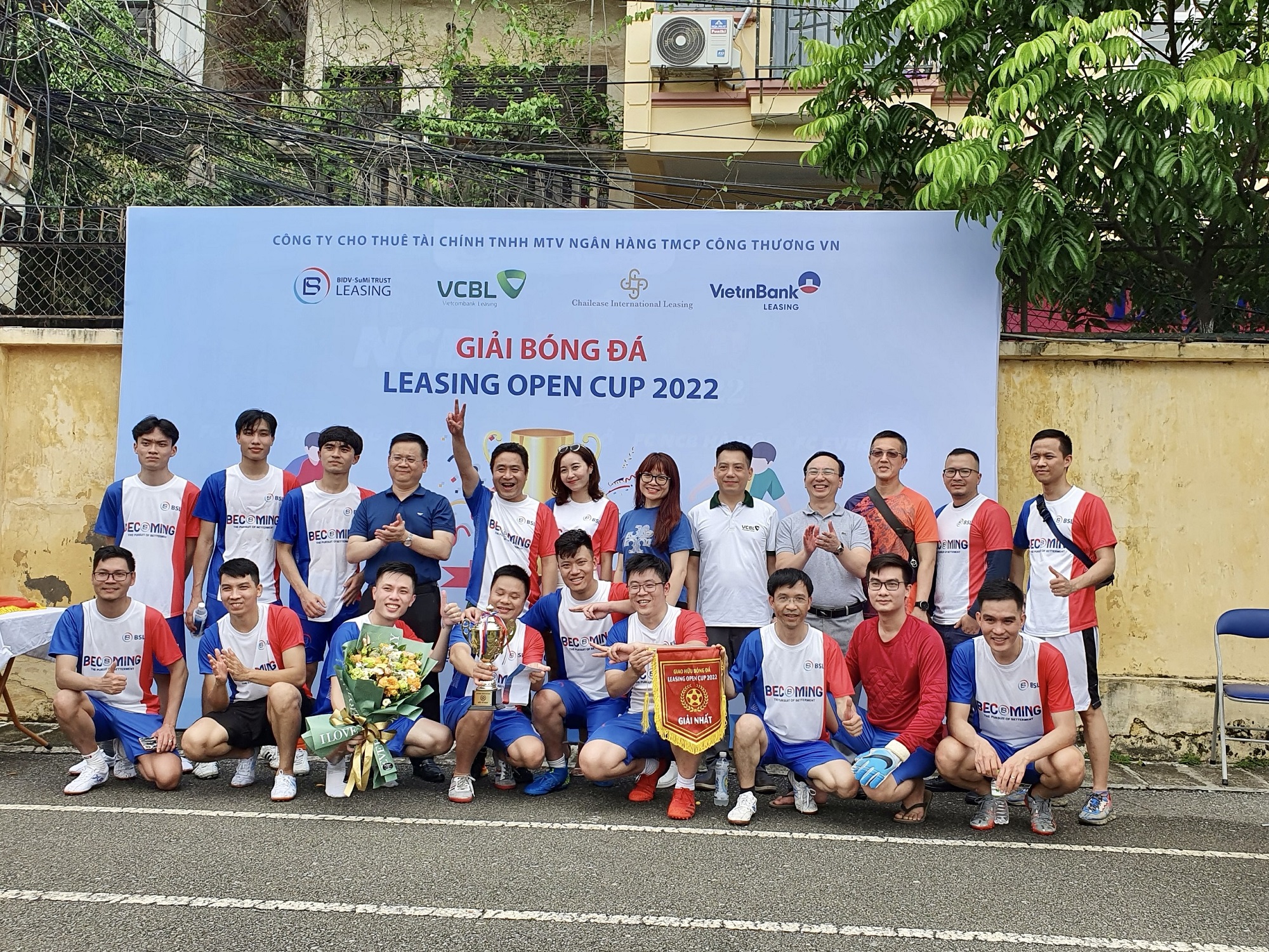 BSL wins the champion cup of Leasing Open Cup 2022 in Hanoi